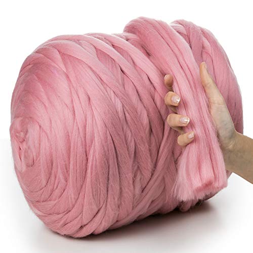 MERIWOOLART XXL Merino Garn - Ideal für Decken & DIY-Projekte