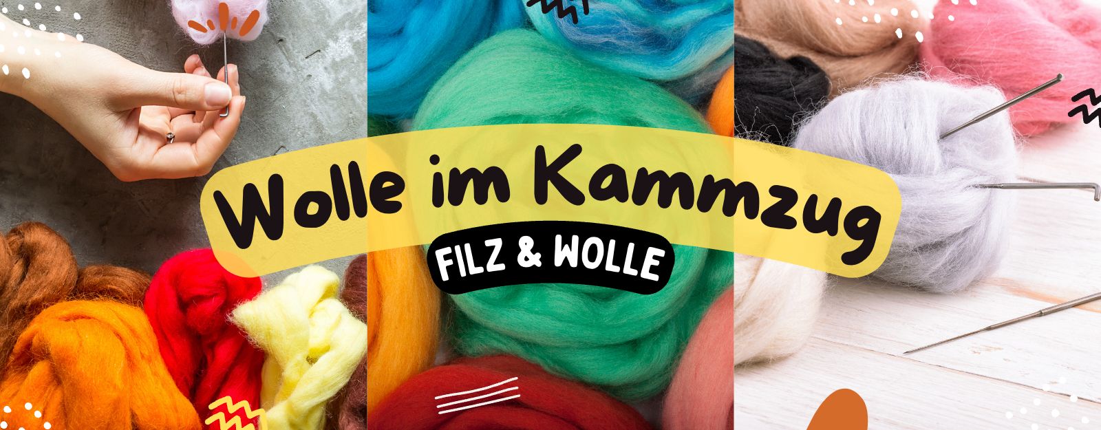 Cikonielf Filzwolle Schurwolle Kammzug Märchenwolle filzen Nadelfilzen  Starter Set für Nadelfilzen Handspinnen DIY Bastelprojekte(Weiß) :  : Küche, Haushalt & Wohnen